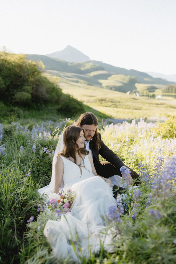 an intimate wedding in the mountains