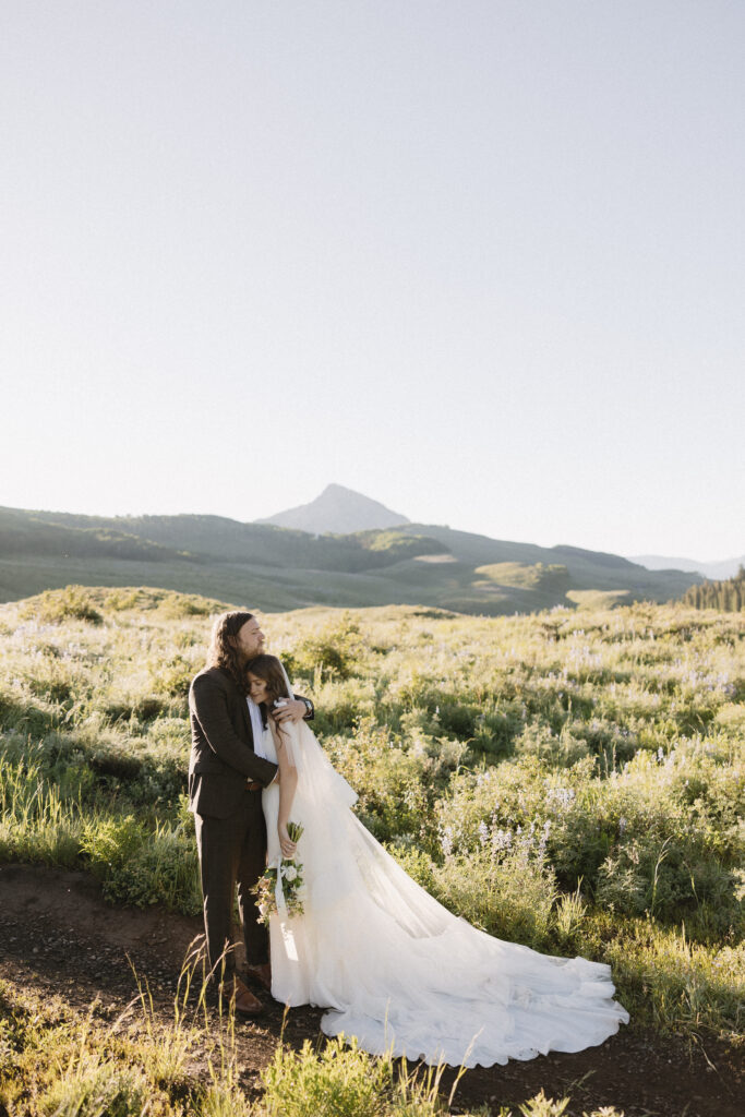 Carter and Faith in the mountains of Crested Butte CO