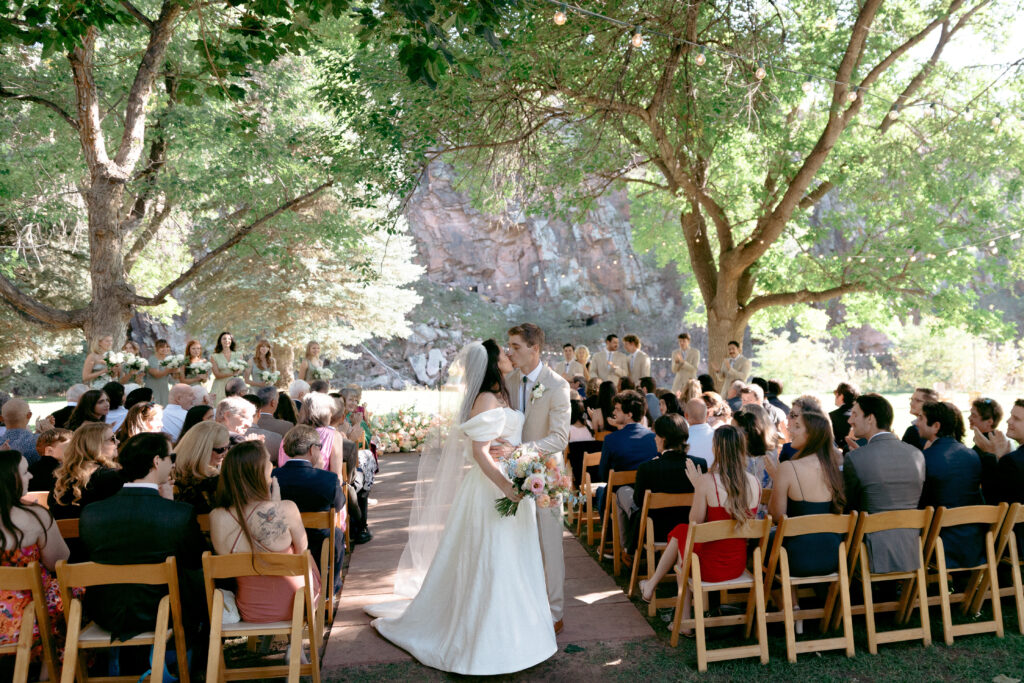 outdoor wedding ceremony