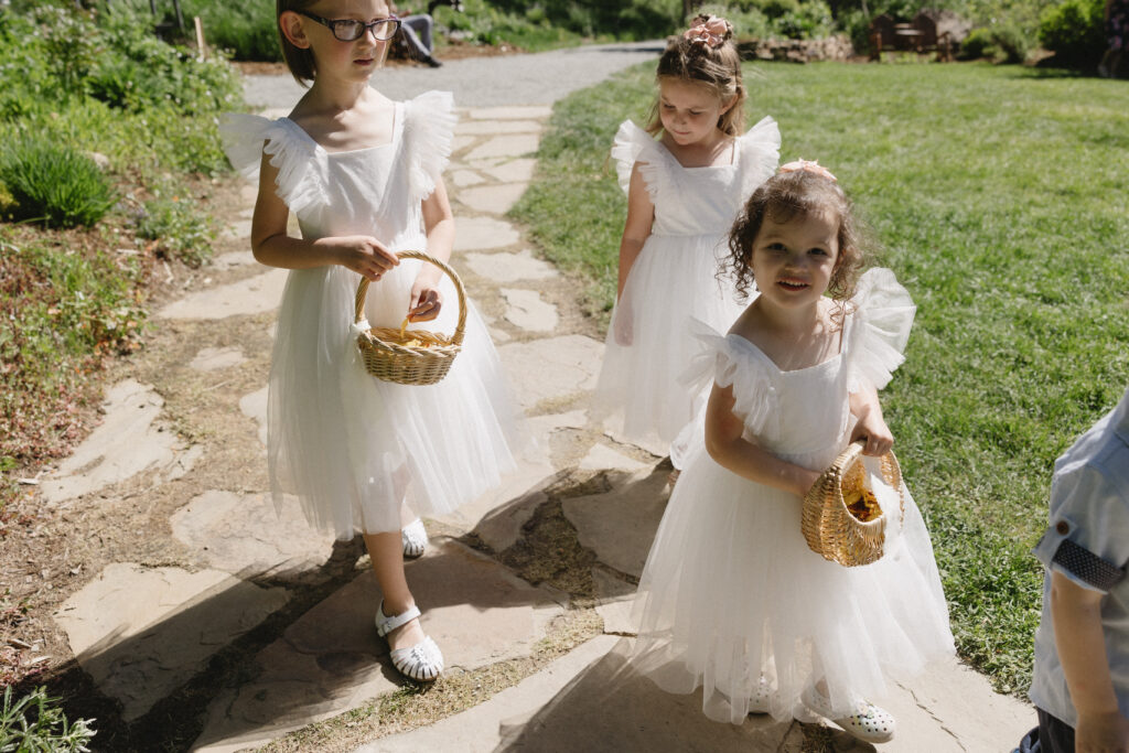 planning your wedding ceremony with flower children in mind