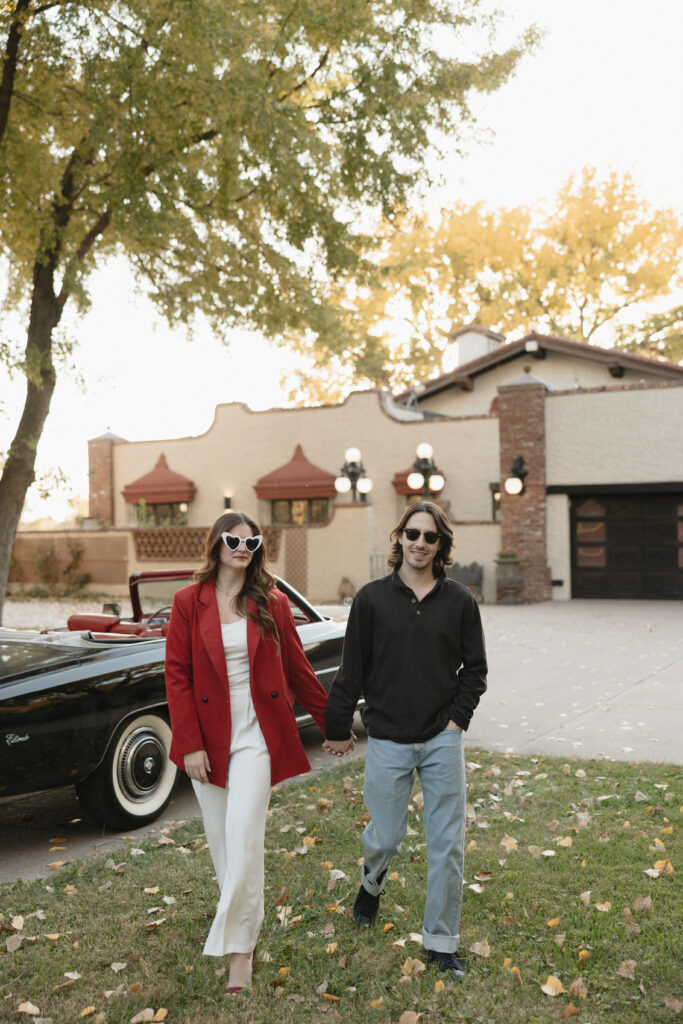 stylish engagement photos 