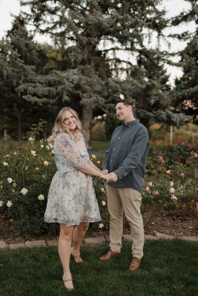 rose garden in memorial park