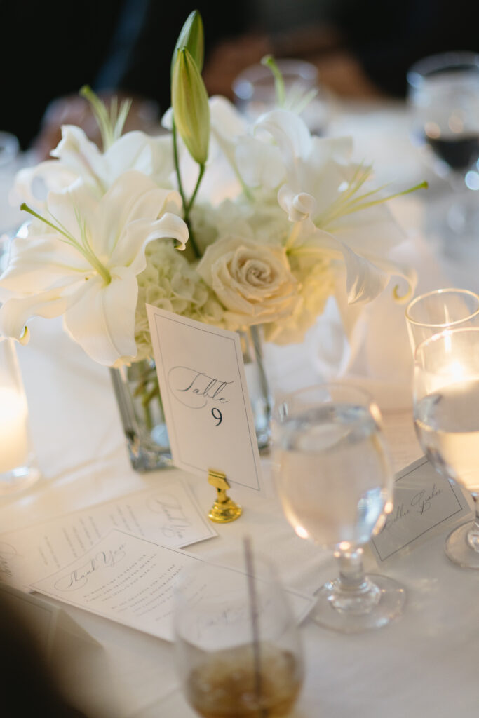 elegant details for a wedding at the empire room 