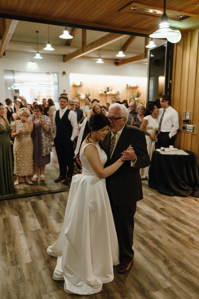 an intimate wedding reception in lincoln nebraska