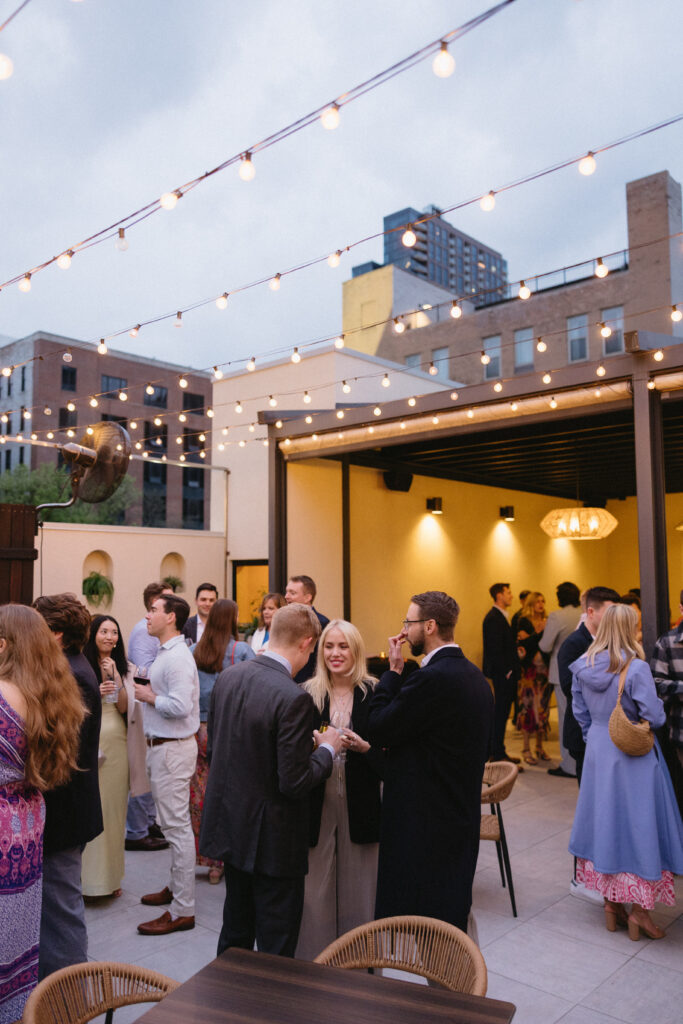 rehearsal dinner for a wedding at tanta chicago 