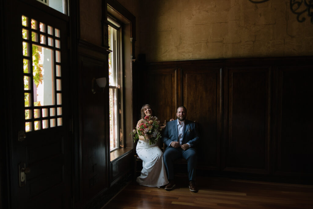 wedding day portraits of zach and ally 