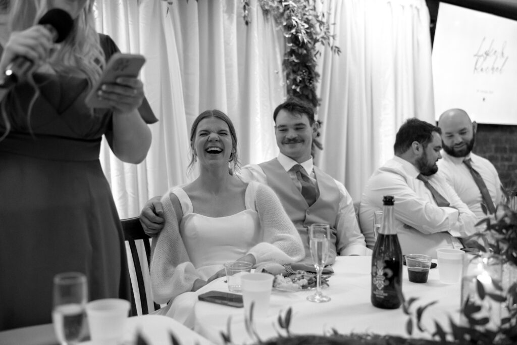 wedding reception at the Talon Room 